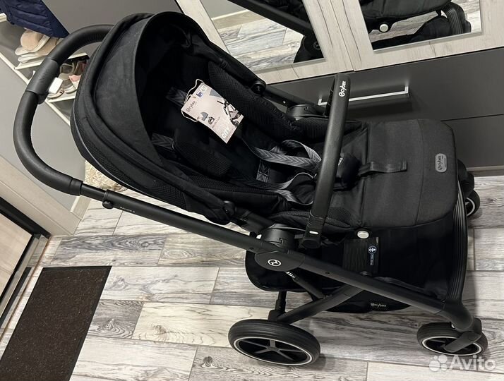 Коляска Cybex Balios S Lux 2024, Moon Black