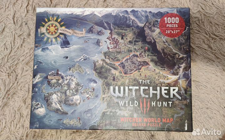 Witcher 3 World Map Puzzle 1000 Pcs