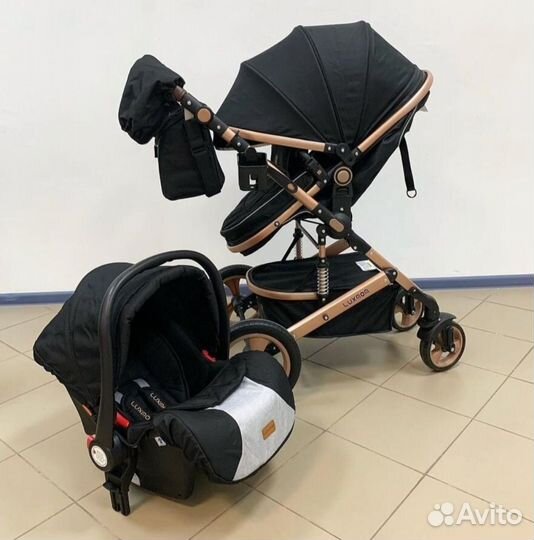 Новая Коляска Luxmom 518 3 в 1