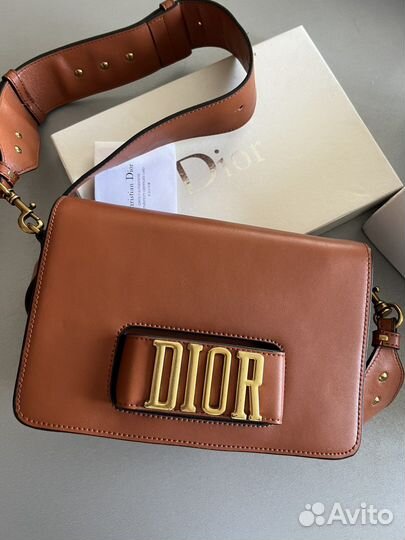 Сумка натуральная кожа dior