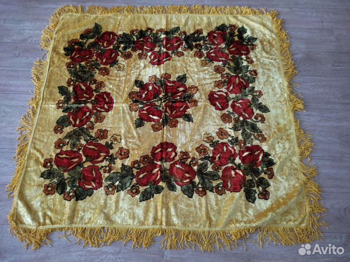 Скатерть плюшевая СССР