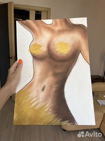 Картина тело женщины