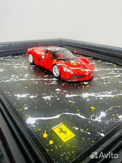 Картина с авто ferrari bburago