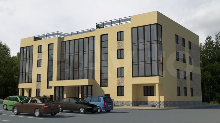 3-к. квартира, 64,9 м², 2/4 эт.