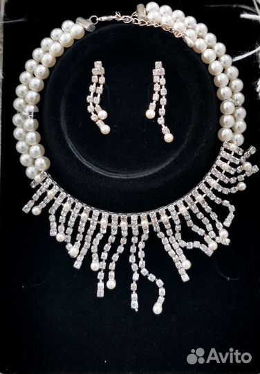 Ожерелье с серьгами