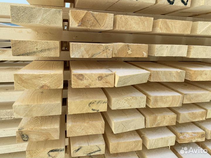 Доска обрезная из сосны