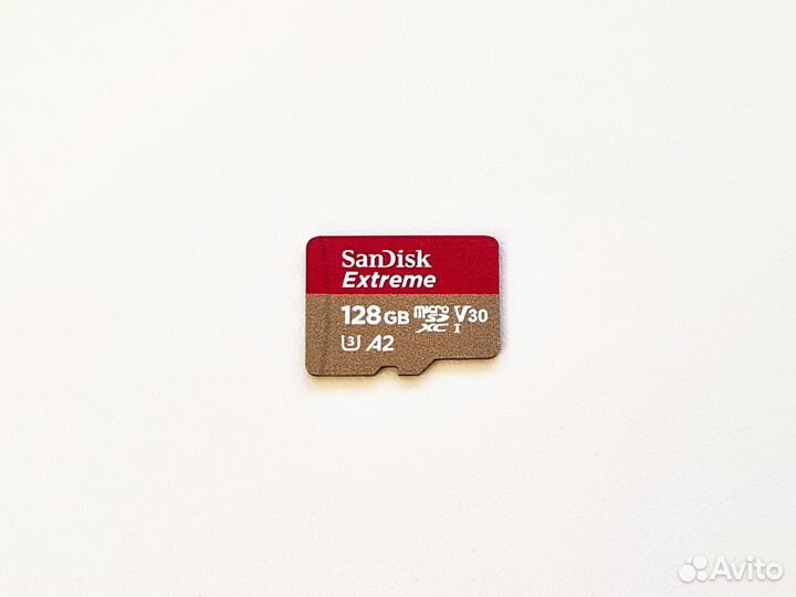 Скоростная карта памяти Sandisk Extreme 128 Gb