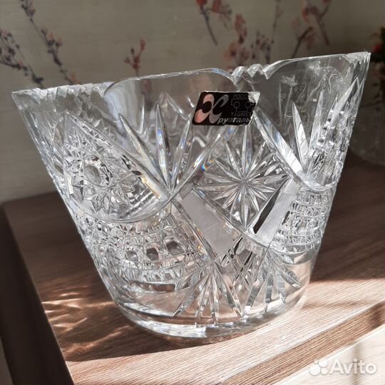 Хрустальный салатник СССР