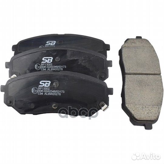 Тормозные дисковые колодки BP13002 Fr KIA Sor