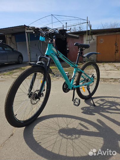 Велосипед подростковый алюминиевый 24 бу