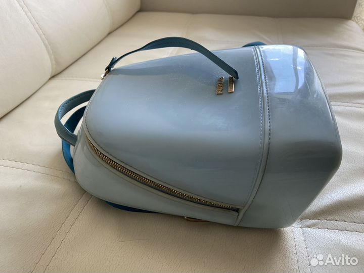 Рюкзак furla оригинал голубой