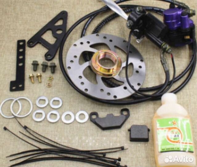 Гидравлический тормоз для велосипеда колхозник