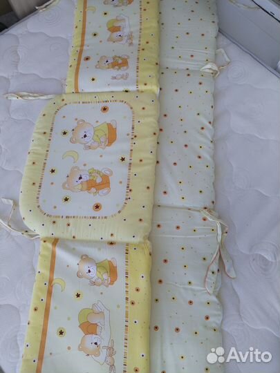 Мягкие бортик для детской кроватки