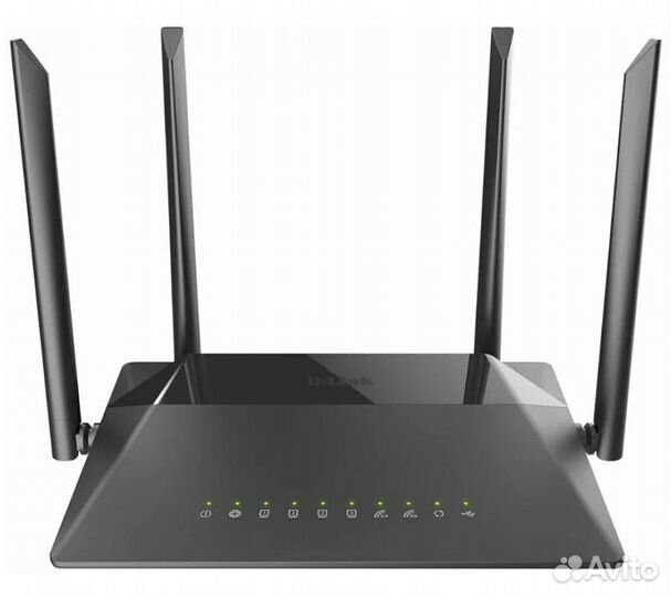Wi-Fi роутер D-link DIR-825/RU/R, черный