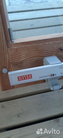 Два мансардных окна velux бу 98х78 деревянные