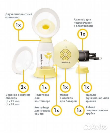 Молокоотсос Medela Swing Flex электрический