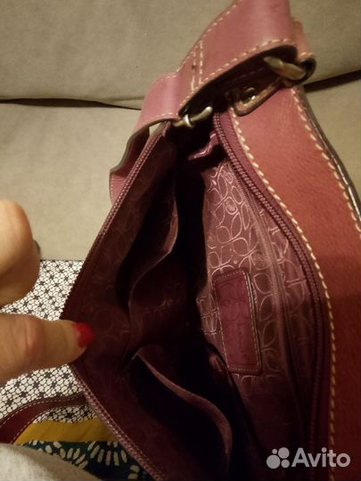 Сумка женская fossil из натуральной кожи