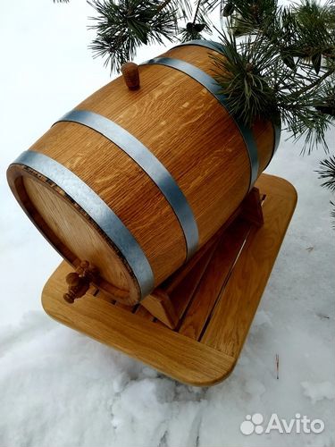 Бочка дубовая 5 литров