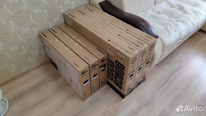 Телевизор sber 32,43 SMART tv,wifi новый