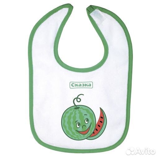 Нагрудник Сказка на липучке 119х160 мм (3 шт.)