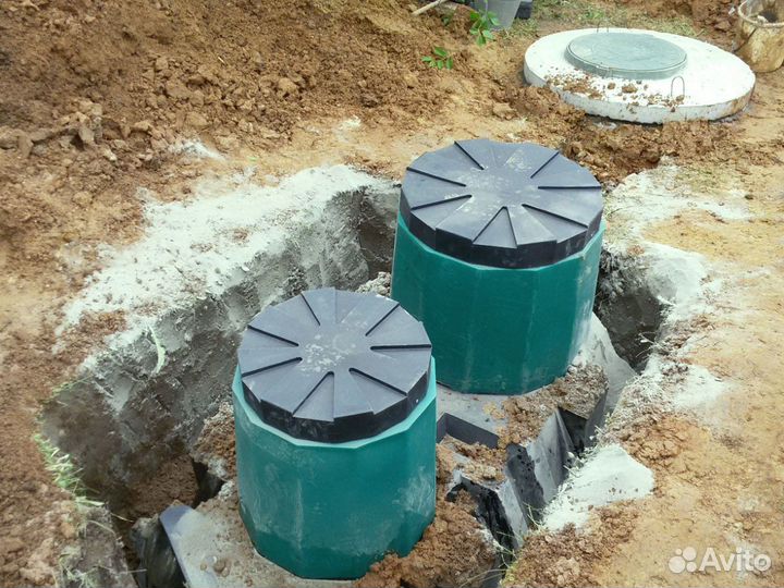 Септик эко Малахит 5 под ключ