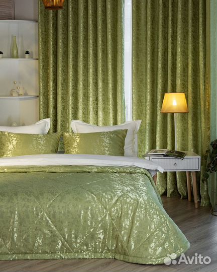 Покрывало Версаль светло-зеленый