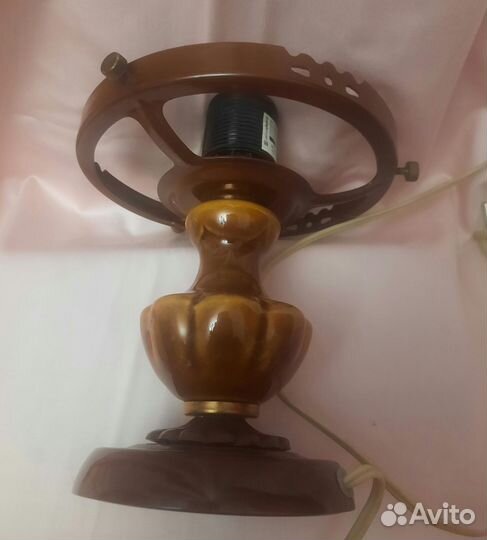 Лампа металл и керамика. Торшер