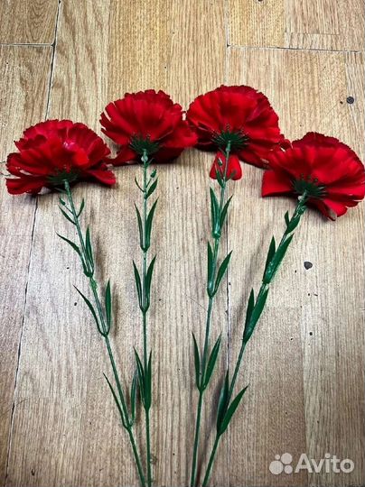 Гвоздика бархатная искусственная