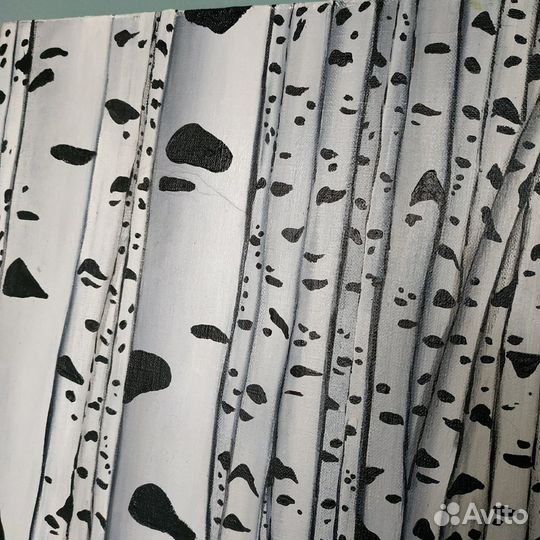 Березки картина Сергиенко