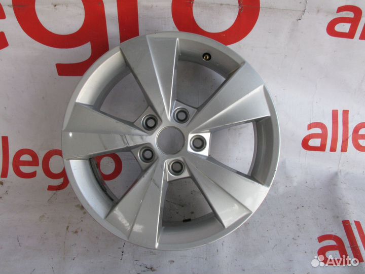 Диск литой 1 штука R16 Skoda Octavia A7 2013-2021