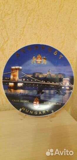 Настенная тарелка коллекционная