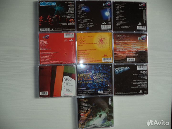 Rockets, Visitors, Red Zone Planet на CD