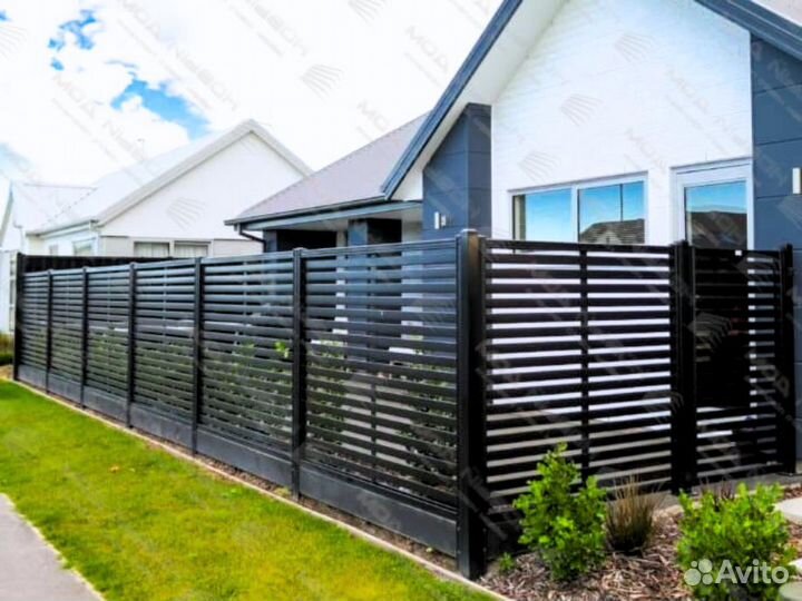 Забор Ранчо горизонтальный