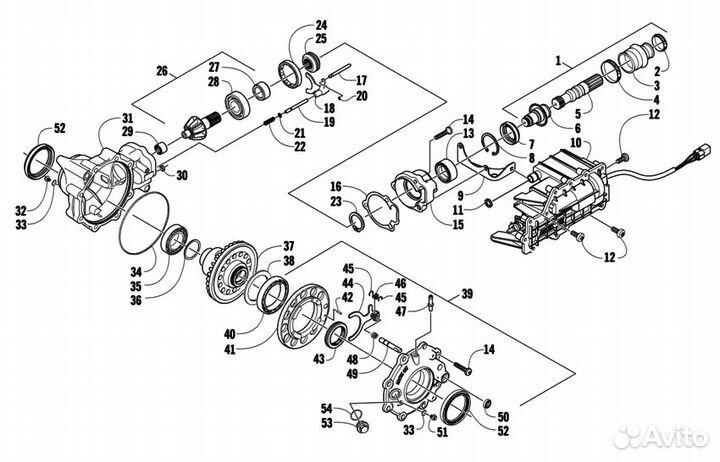 Крышка редуктора Arctic Cat 1502-389
