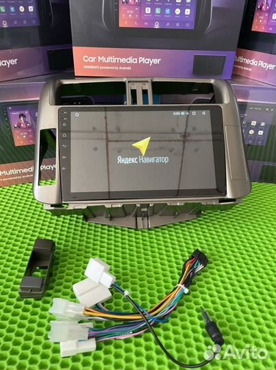 Магнитола с рамкой для, Toyota Prado 150