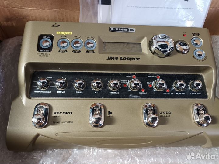Луппер/процессор Line6 JM4 looper (обмен/продажа)