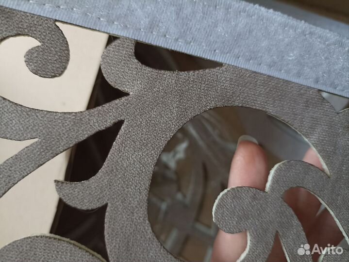 Ажурный ламбрекен на липучке