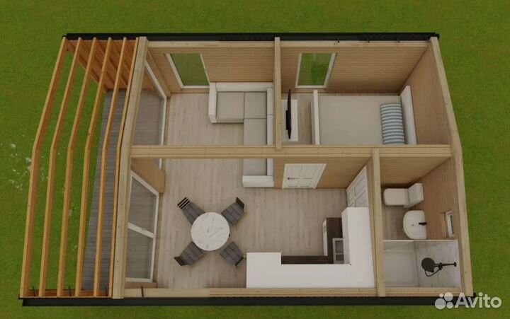 Готовый дом с ремонтом от производителя