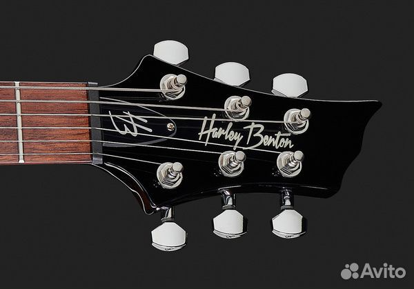 Harley Benton CST-24HB Charcoal Flame