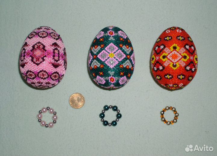 Яйца из бисера (крупные)