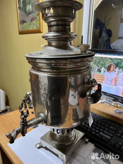 Самовар Тейле царский до 1917 года 4 литра