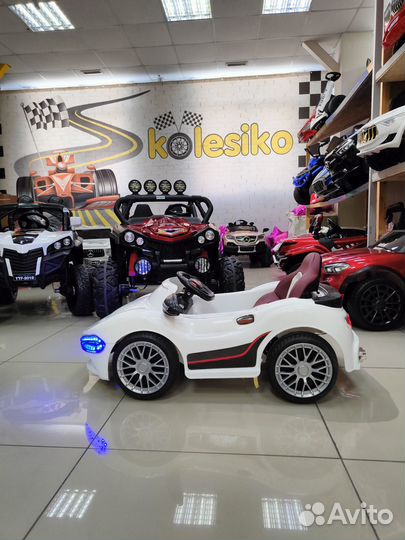 Электромобиль детский новый мягкие колёса
