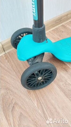Самокат трёхколёсный Дерзкий бирюзовый
