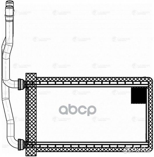 Радиатор отоп. Scania 6 (L,P,G,R,S-series) (16)