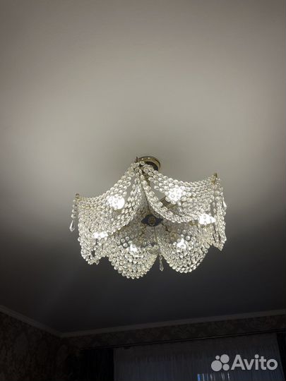 Люстра хрустальная богемия чехия