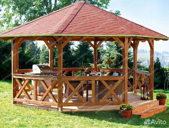 Садовая мебель и предметы интерьера из дерева