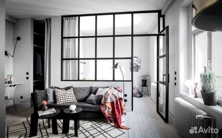 Стеклянные офисные перегородки