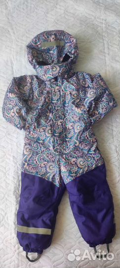 Зимний комбинезон для девочки 86
