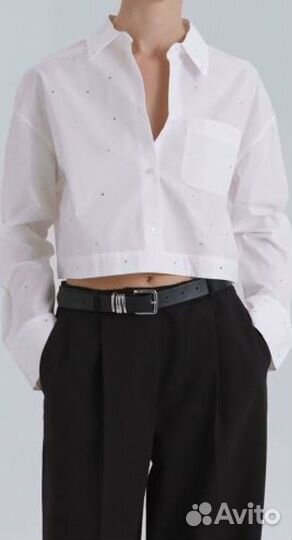 Рубашка новая белая lime