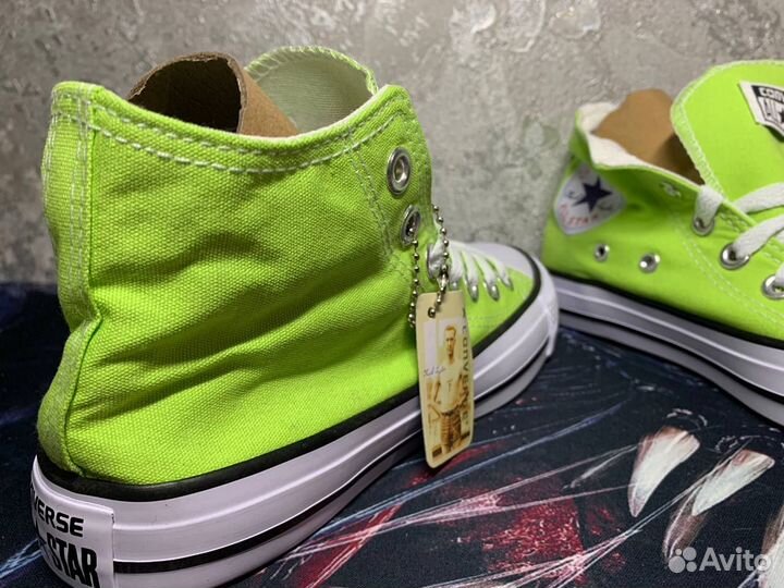 Converse All Star зеленые